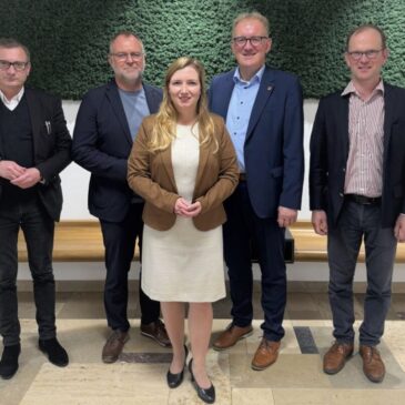 (von links): Michael Duensing, Detlev Kohlmeier, Stephanie Kroner, Volker Meyer und Konrad Volger