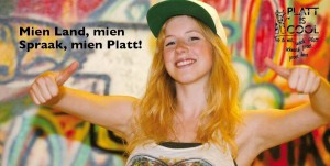 Platt is Cool Postkarte 2014